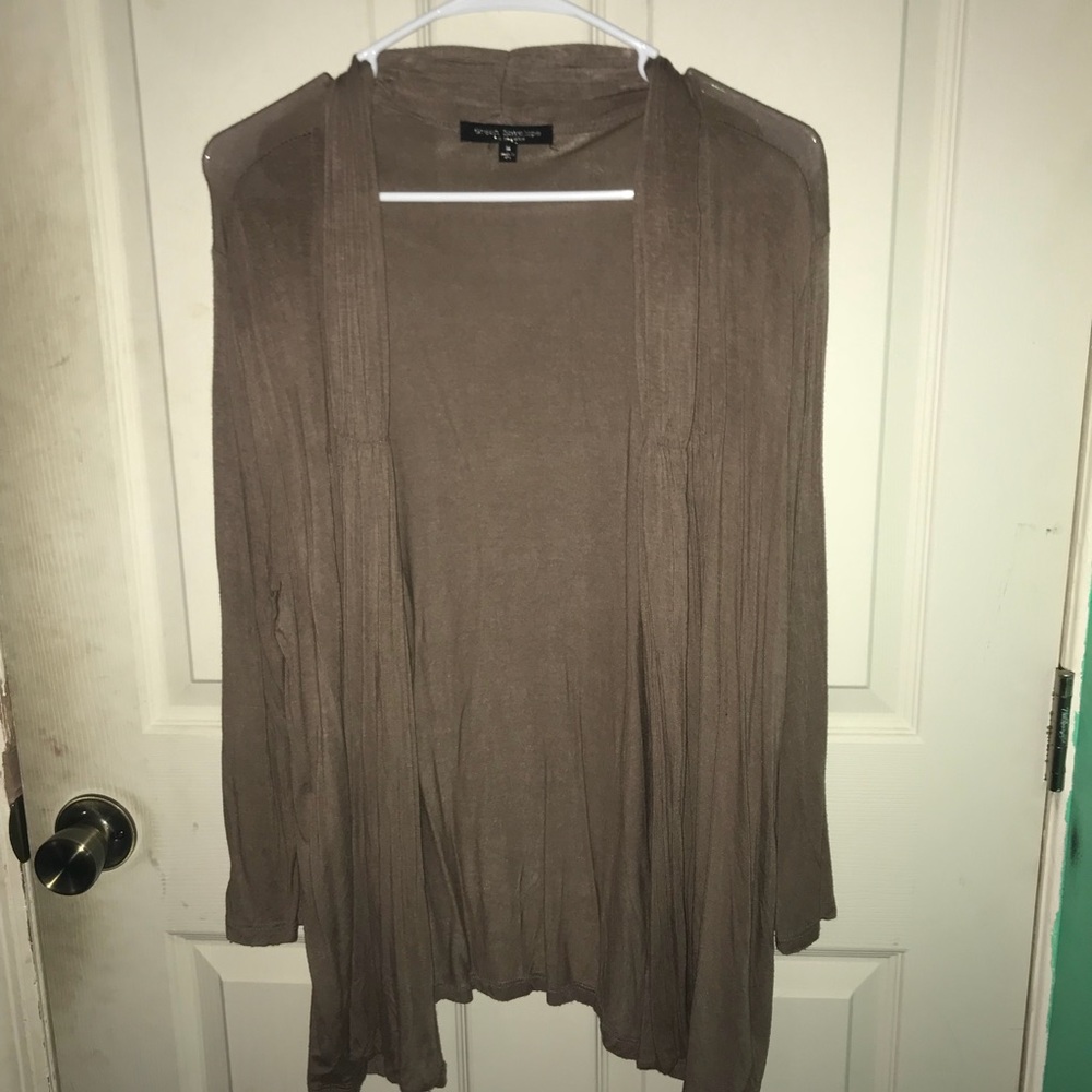 Brown Thin Cardigan